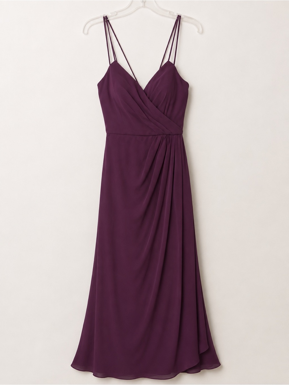 Morilee by Madeline Gardner Style 144 Chiffon Bridesmaid Dress - US 8 / Grape